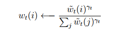 Equation (9): The sharpening operation encourages the heads to focus on specific locations rather than a blurry uniform weighting (source: original paper)